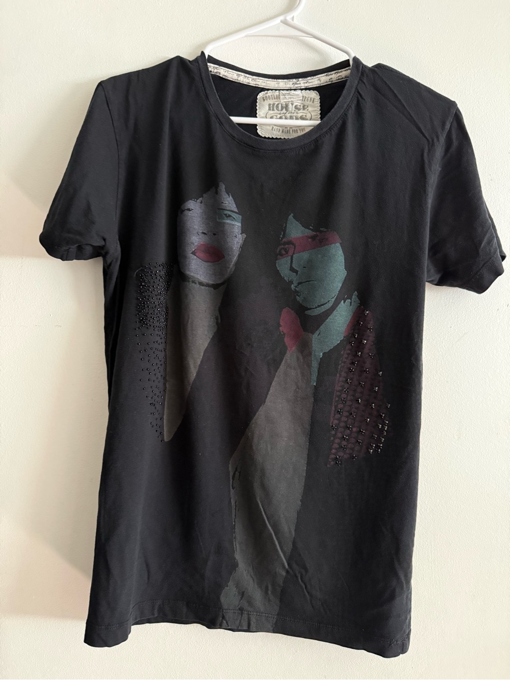 Rolling Stones T-Shirt with Stud Detail
